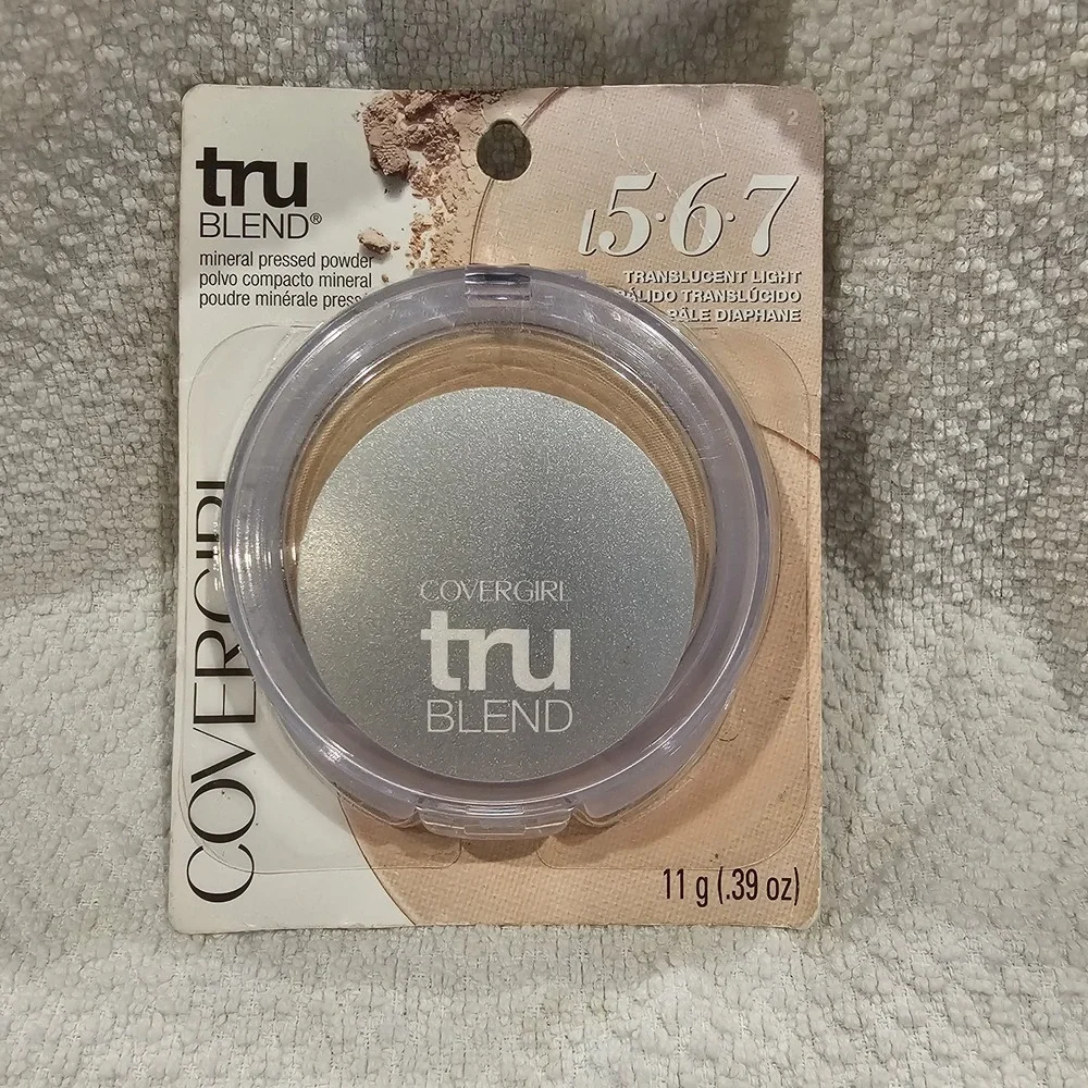 Discontinued Covergirl Trublend Pressed Mineral Powder L5*6*7 Translucent Light